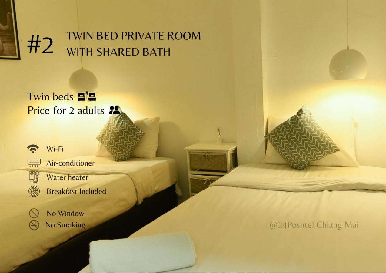24 Poshtel Chiangmai Hostel Чиангмай Екстериор снимка