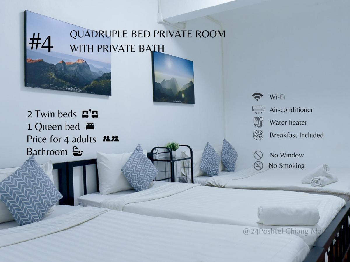 24 Poshtel Chiangmai Hostel Чиангмай Екстериор снимка